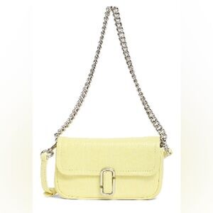 Marc Jacobs Yellow Mini Leather Shoulder J Bag NWOT